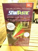 | 1X | BOX OF 6 STARTASTIC ACTION LASER PROJECTORS WITH 6 LASER MODES | NEW AND BOXED | SKU