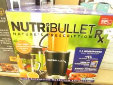 | 1X | NUTRIBULLET RX | UNCHECKED AND BOXED | NO ONLINE RE-SALE | SKU C5060191461238 | RRP £129:99 |