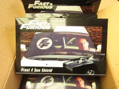 6 x Fast & Furious Front Frost & Sun Shields . New & Boxed