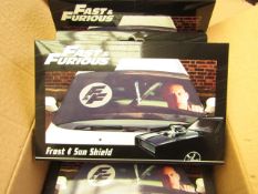 6 x Fast & Furious Front Frost & Sun Shields . New & Boxed