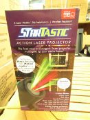 | 1X | BOX OF 6 STARTASTIC ACTION LASER PROJECTORS WITH 6 LASER MODES | NEW AND BOXED | SKU
