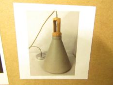 Grey Diner Ceiling light. New & Boxed