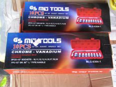 gs mg tools 10pc wrench set, new and boxed
