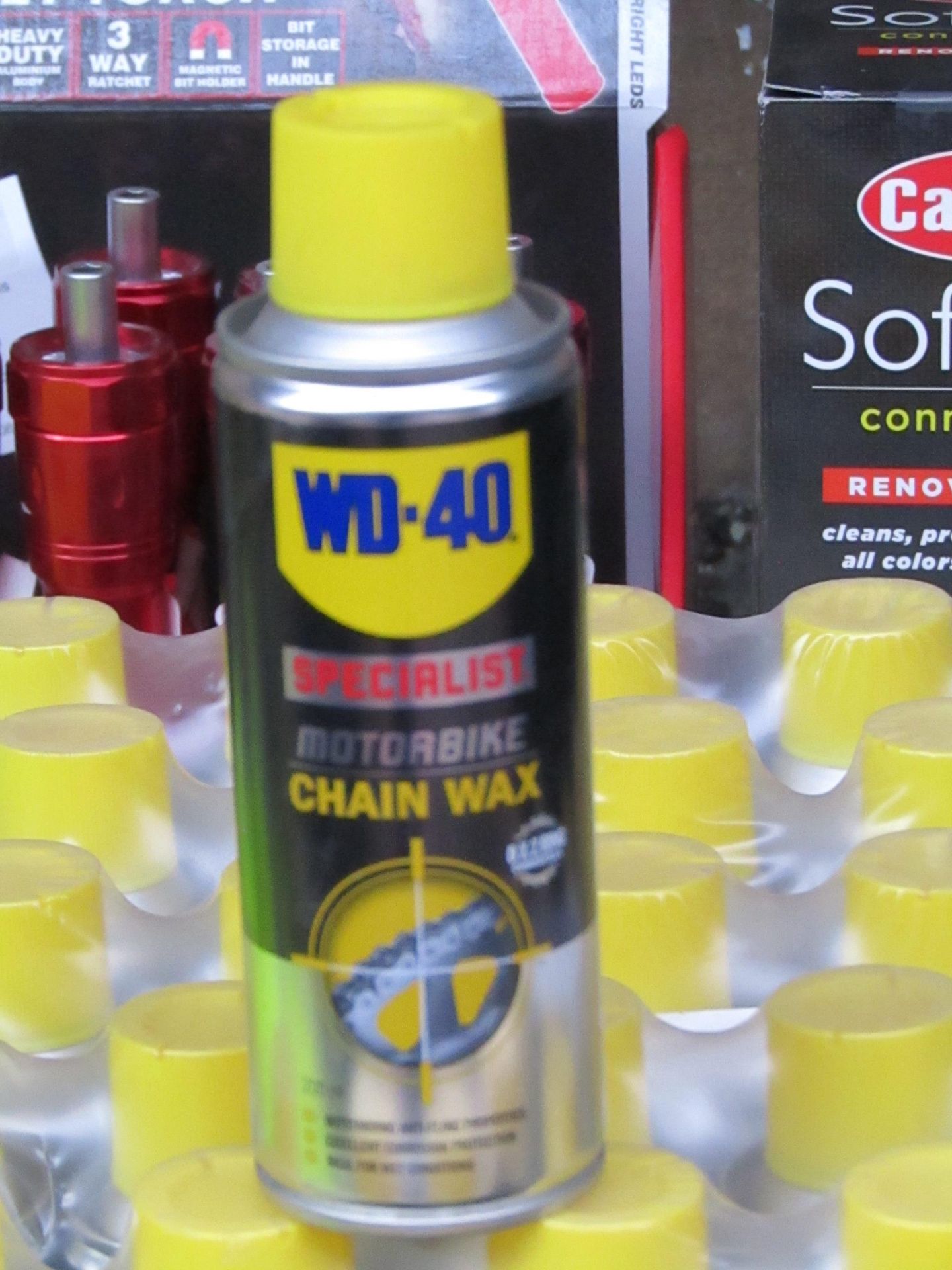 6x 200ml Canisters of WD 40 Motorbike chain wax, new