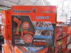 | 1X | RENOVATOR TWIST A SAW WITH ACCESSORY KIT | TESTED AND WORKING BUT WE HAVEN'T CHECKED IF ALL