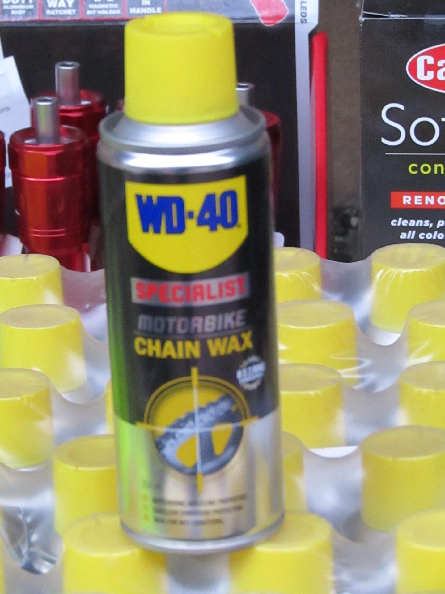 6x 200ml Canisters of WD 40 Motorbike chain wax, new