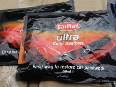 100x Car Plan 50ml car colour restorer, new and packaged.