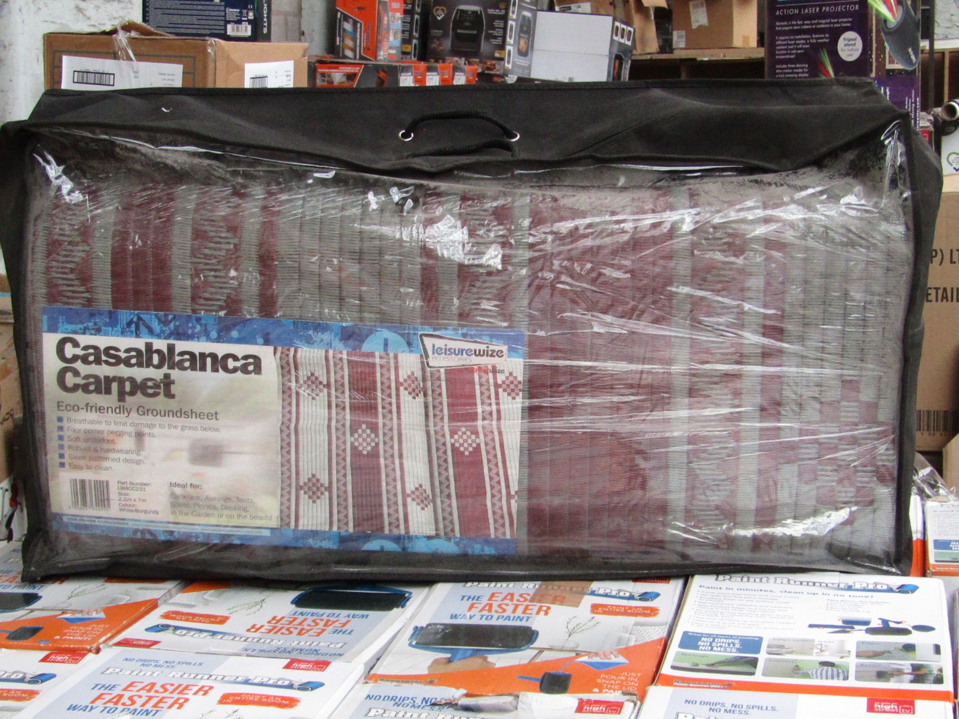 leisurewize casablanca carpet 2.5mx7m, new and packaged.