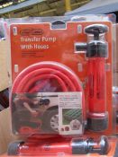 Stag Tools transfer pump with hoses, new and packaged.