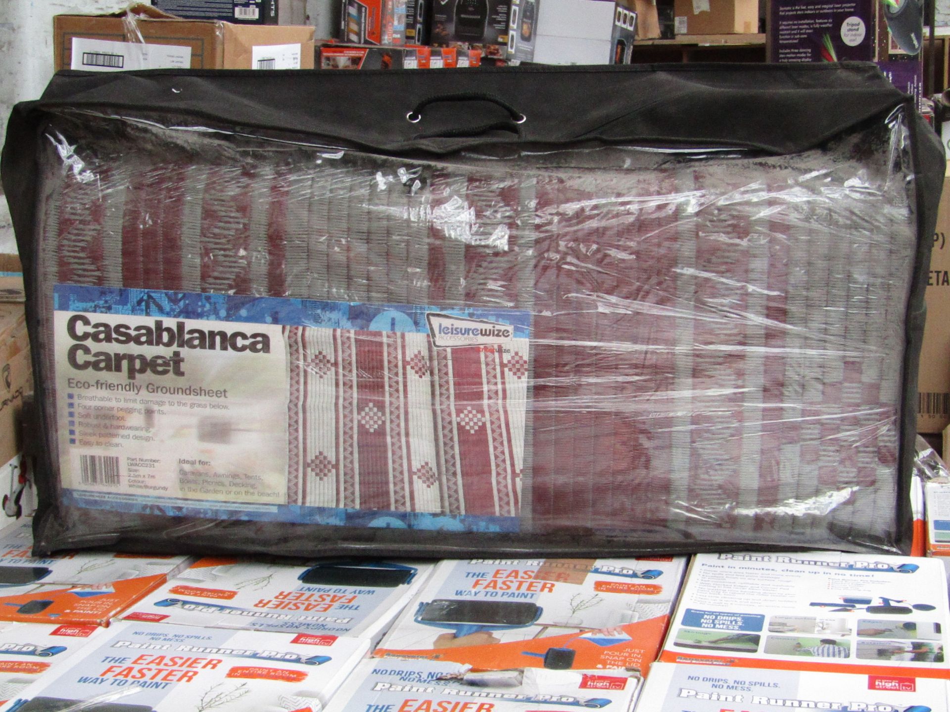 leisurewize casablanca carpet 2.5mx7m, new and packaged.