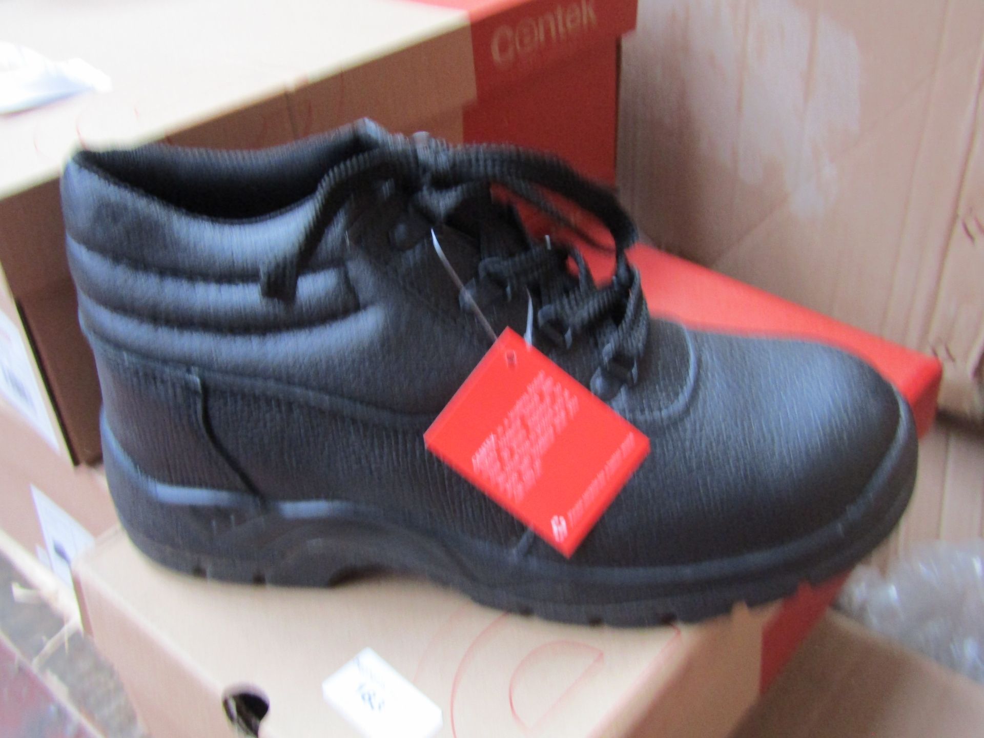 centek steel toe cap shoe size 9, new and boxed