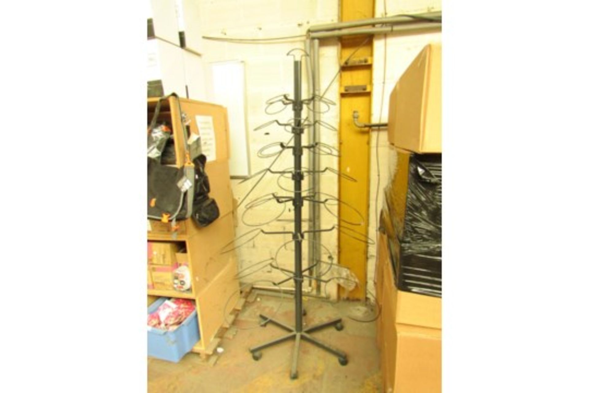 2x pallet which contain a total of approx 10 Retail Plant stand roller tree stands, all unchecked