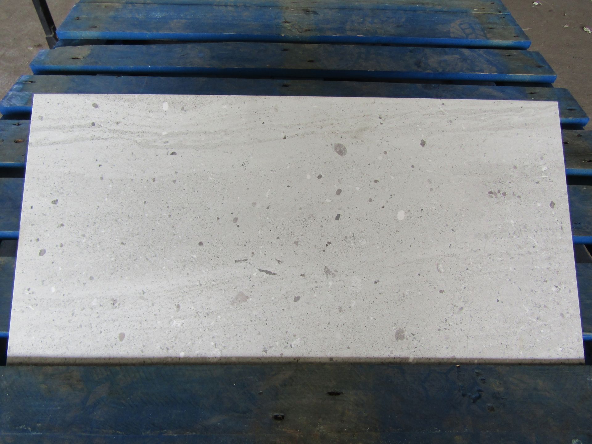 Pallet of 40x Packs of 5 Conglomerates Classic grey Matt finish 300x600 wall and Floor Tiles By