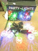 2 x USB Powered Music reactive Party Wire Lights. 12 in each. New & Boxed