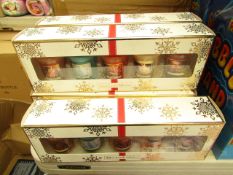 5 Packs of 5 Festive Candle Sets. Incl Vanilla,Cinnamon etc. New & Packaged