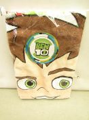 2 x Ben 10 printed Towels. New & packaged