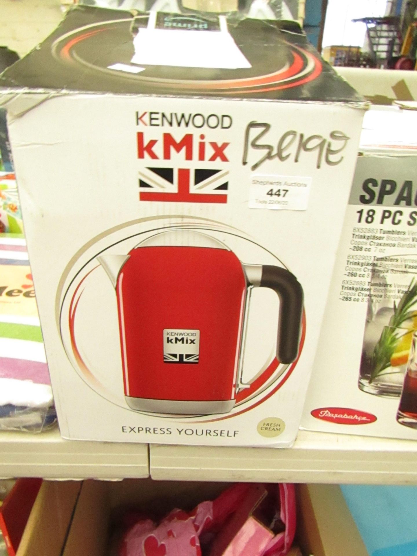 Kenwood Kmix Cream Kettle. Boxed but untested