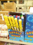 Retail Box of 24 Large Bubble Wands. New & Boxed