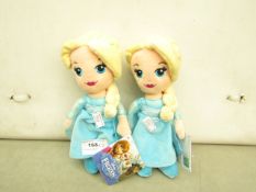 2 x Frozen Teddies. Unused with tags