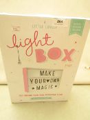 A Little Lovely Light Box in pink. Boxed but untested