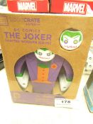 DC Comics The Joker Painted Wooden figure. New & packaged