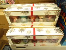 5 Packs of 5 Festive Candle Sets. Incl Vanilla,Cinnamon etc. New & Packaged