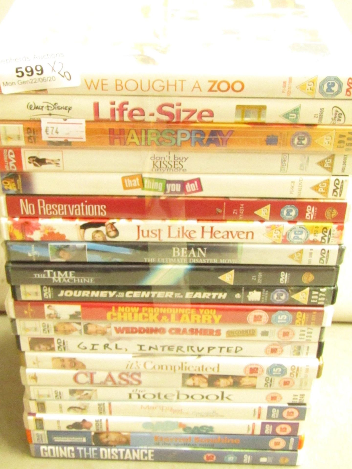 20 x Various DVD's. All Good Films & All Appear in Good Condition. See Image For Titles.