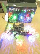 2 x USB Powered Music reactive Party Wire Lights. 12 in each. New & Boxed
