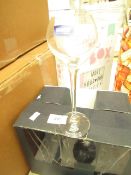Box of 6 Banquet Sheery Long Stem Glasses. New & boxed