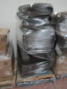 Pallet of 2 BER reclining armchairs, the items are unchecked for damage or completeness, colours and