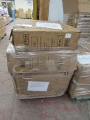 Pallet of 2 BER reclining armchairs, the items are unchecked for damage or completeness, colours and