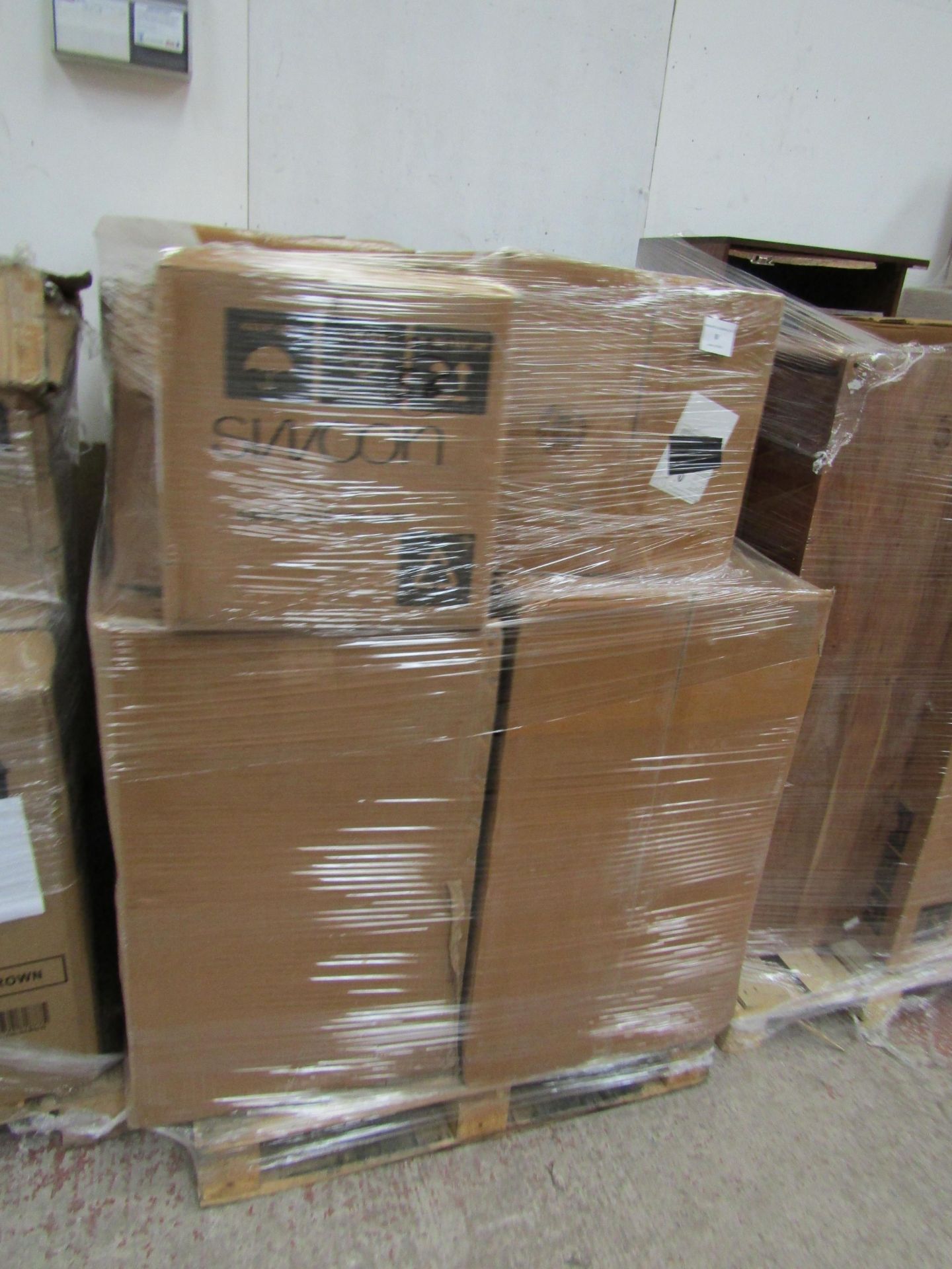 | 1X | PALLET OF SWOON B.E.R FURNITURE, UNMANIFESTED, TYPICAL ITEMS INCLUDE SIDE BOARDS AND MEDIA