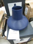 | 1X | GEORG JENSEN HENNING KOPPEL COLLECTION MEDIUM STOMEWARE BLUE VASE | NEW AND BOXED | RRP £60 |