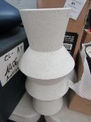 | 1X | HK LIVING SPECKLED CLAY VASE, UNUSED AND BOXED | RRP £38.99 |
