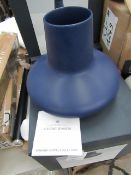 | 1X | GEORG JENSEN HENNING KOPPEL COLLECTION MEDIUM STOMEWARE BLUE VASE | NEW AND BOXED | RRP £60 |