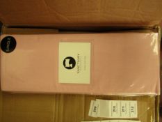 Sanctuary Fitted Sheet With Deep Box Single Blush 100 % Cotton new & Packaged