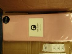 Sanctuary Fitted Sheet With Deep Box Single Blush 100 % Cotton new & Packaged