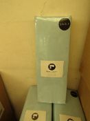 Sanctuary Fitted Sheet With Deep Box Duck Egg Single 100 % Cotton New & Packaged