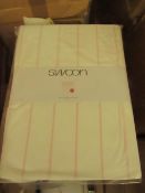 |1x SWOON NAPIER PINK KING SIZE DUVET SET THAT INCLUDE DUVET COVER AND 2 MATHCING PILLOW CASES | NEW