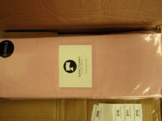 Sanctuary Fitted Sheet With Deep Box Single Blush 100 % Cotton new & Packaged