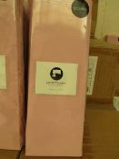 8x Sanctuary Fitted Sheet With Deep Box Double Blush 100 % Cotton New & Packaged