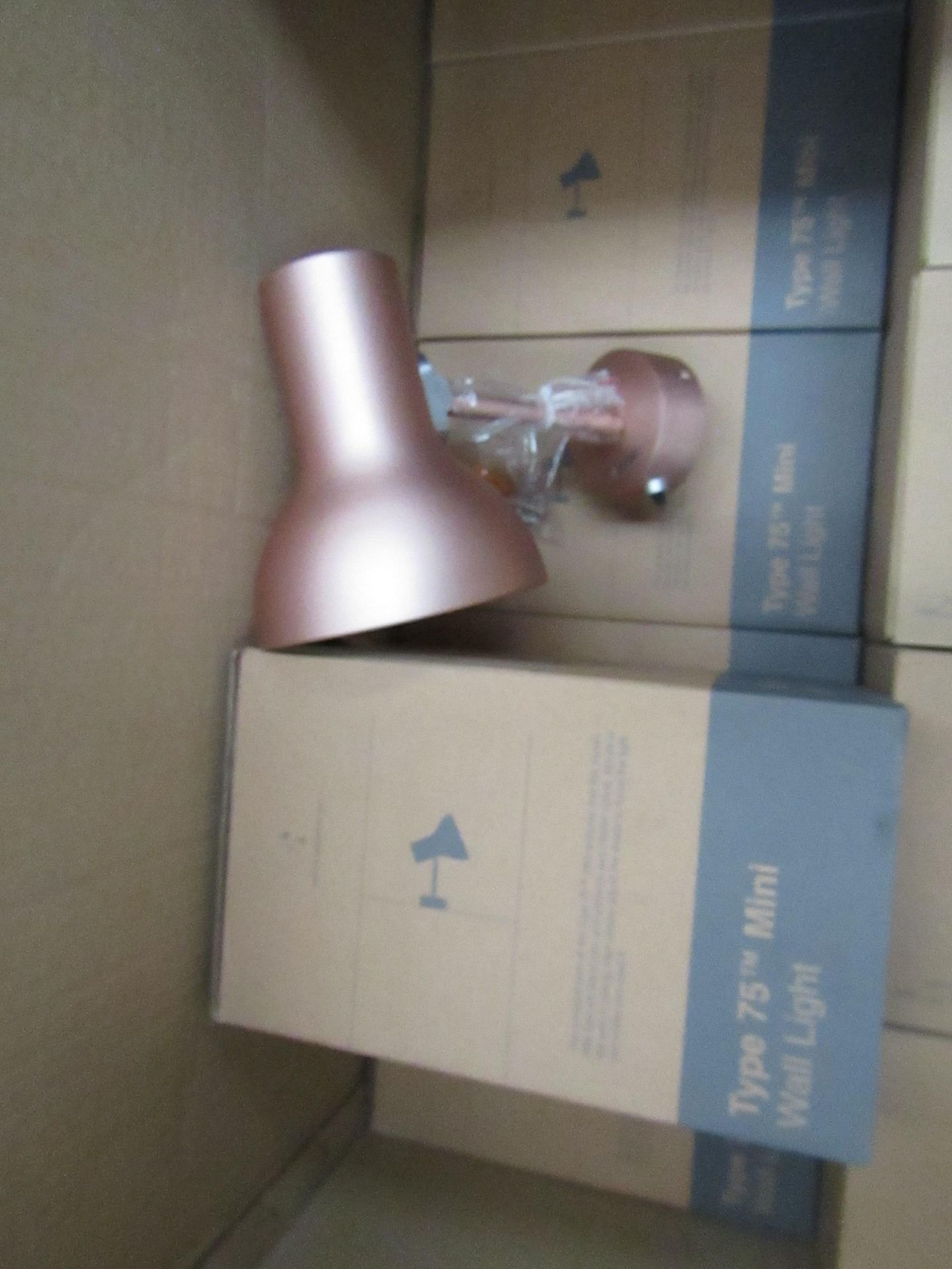 | 1X ANGLE POISE DESIGNED BY SIR KENNETH GRANGE TYPE 75 MINI WALL LIGHT | NEW AND BOXED | RRP £115 |