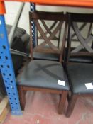 2x Bayside Dining chairs, a few little marks that could be touched up, but overall good condition