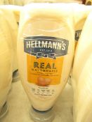 6 x 750ml Hellmans Real mayonaise. Unused. BB March 2021