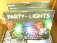 2 Sets of Music Reactive Party Wire Lights. USB Powered. New & Boxed