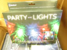 2 Sets of Music Reactive Party Wire Lights. USB Powered. New & Boxed