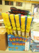 Box of 24 Large Bubble Wands. New & Boxed