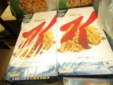 2 x 750g Special K Original. BB 20/4/20