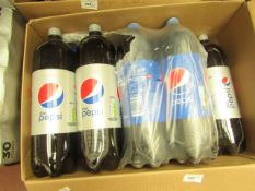 9 x 2 L Bottles 6 x Pepsi & 3 x Diet pepsi. Unused. BB Oct 2020