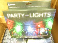 2 Sets of Music Reactive Party Wire Lights. USB Powered. New & Boxed